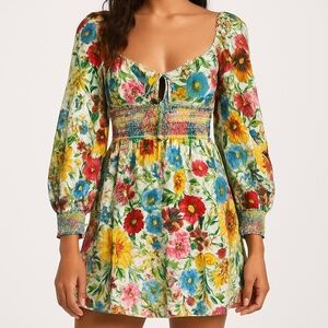 Alice + Olivia Floral Mini Dress – Size M